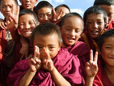 チベットの子供たち