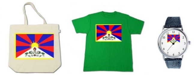 チベット旗Ｔシャツ